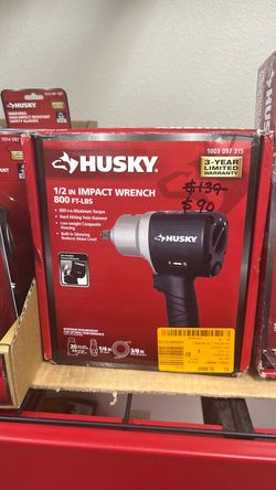 Husky 1/2 in Air Impact Wrench 800 ft-lbs