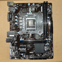 Msi Motherboard H110M Pro-D
