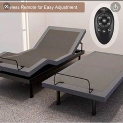 New King Split Adjustable Bed Frame  By Polar