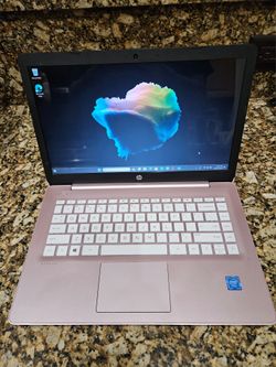 HP Stream 14" HD BrightView Laptop Intel Celeron N4120 4GB RAM 64GB eMMC UHD Graphics, 720 webcam