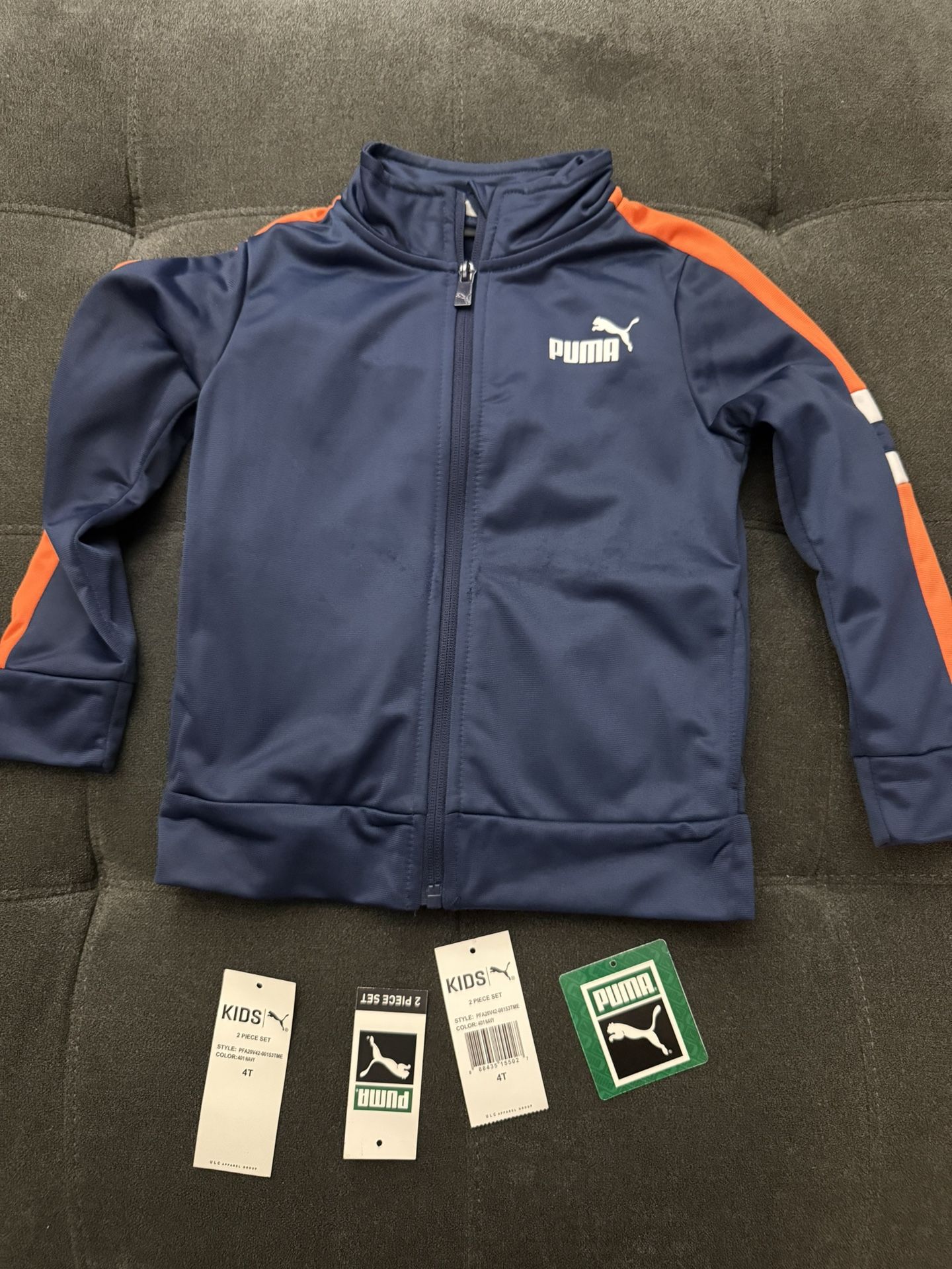 Puma Jump Suit Brand New Size 4t