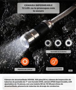 Cámara de alcantarillado  de 100 pies