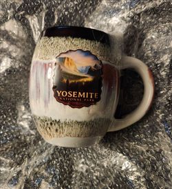 Yosemite National Park Handcrafted MUG with STIR SPOON