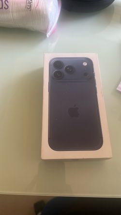 New/open box iPhone 17 pro-  Deep blue, 256GB
