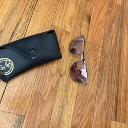 ray Ban sunglasses Gold/Rose women 