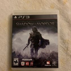 shadow of mordor for ps3