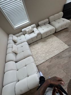 White couch