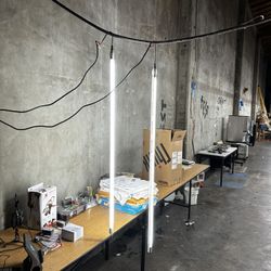 Waterproof T-8 LED  Fluorescent Light Holder And LED T-8 Light Can Be Used Outdoors  Decorations Optional Colored Sleeves Available Soon