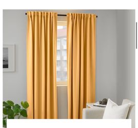 IKEA YELLOW CURTAINS