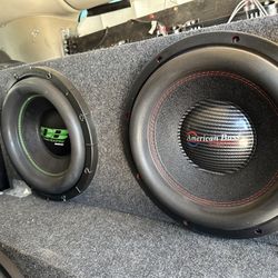 Competition Subwoofer 4000w 1:1 Ohm Powerful 