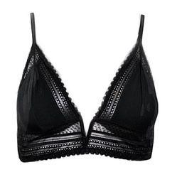 LIKE NEW Garage Black Lace Trim Bra/ Bralette P/S