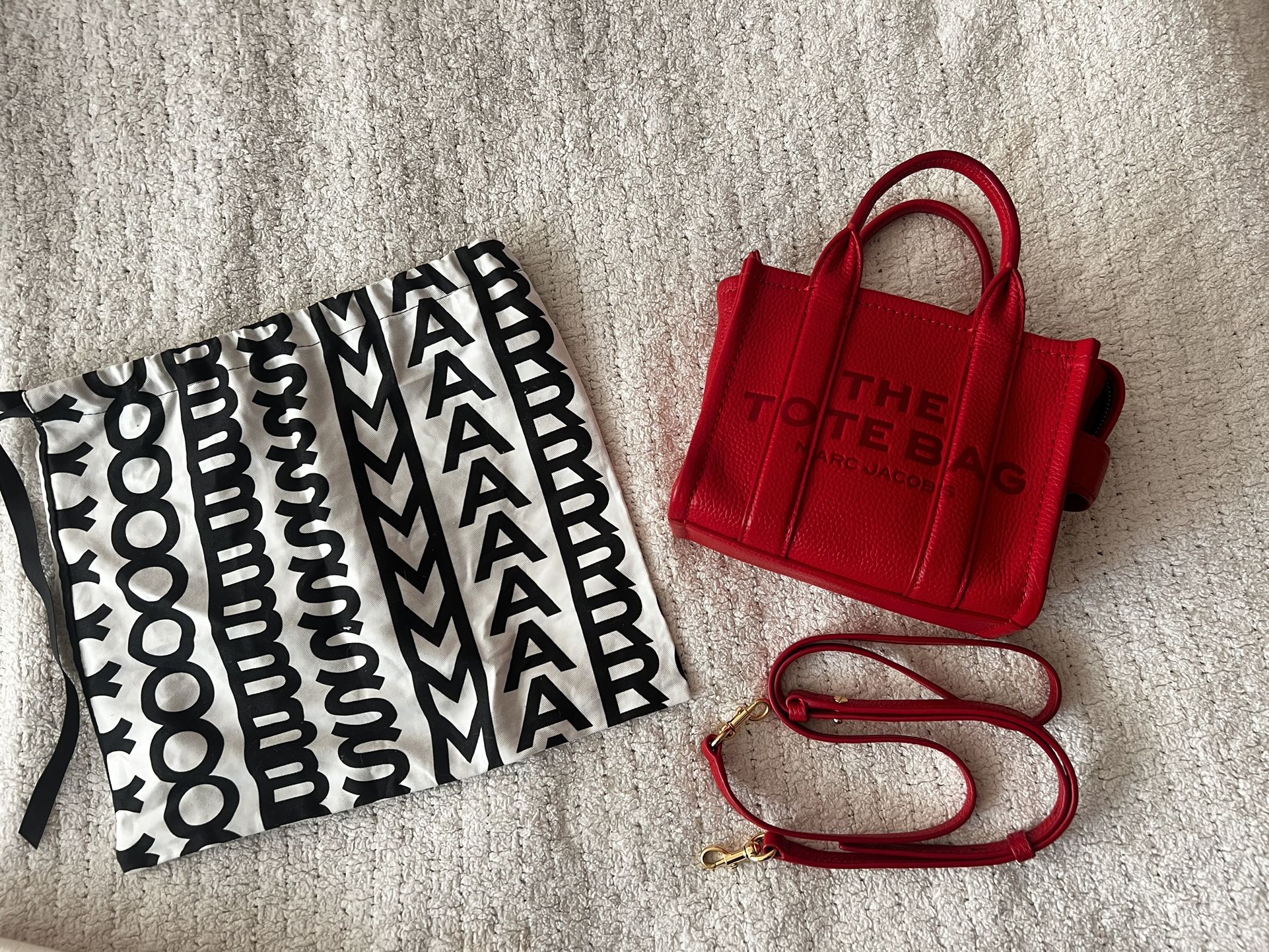 Marc Jacobs Tote Bag Small Mini Red