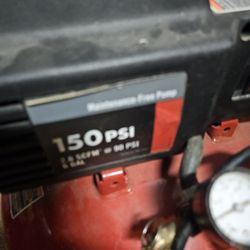 Porter cable air compressor one fifty p s a