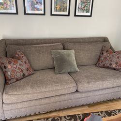 Green Grey Couch