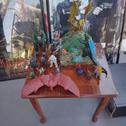 A Collection O Vintage f Godzilla Toys