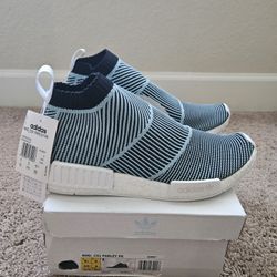 Adidas NMD CS1 Size 9.5 MEN Parley Blue AC8597 Primeknit City Sock Athletic Shoes