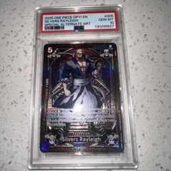 🔥 One Piece Card Game – Silvers Rayleigh (OP11) – PSA/High Grade – $500