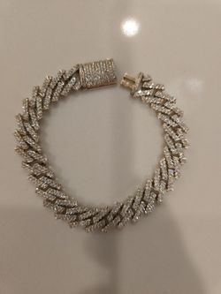 Cuban Diamond Bracelet