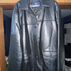 Fine , Soft Italian  Leather Jacket  Vintage New
