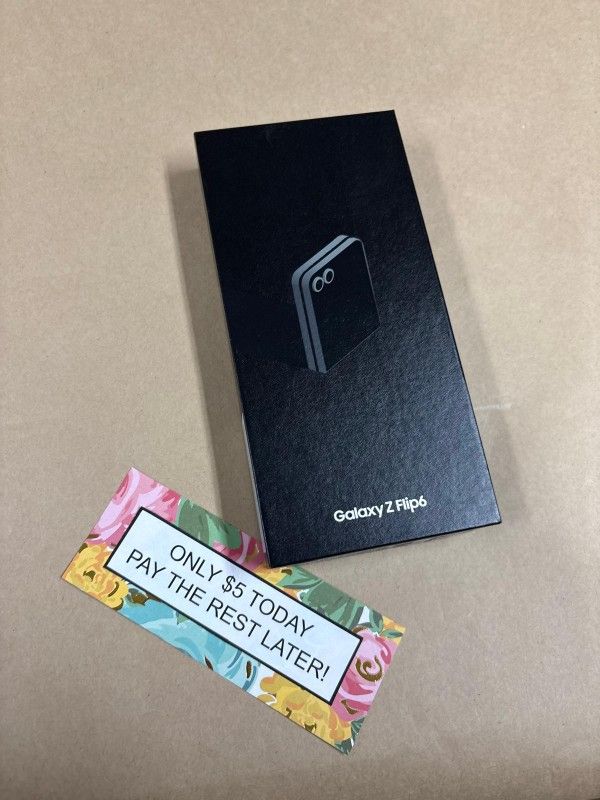 Samsung Galaxy Z Flip 6 5G - Only $1 Today Pay The Rest Later!