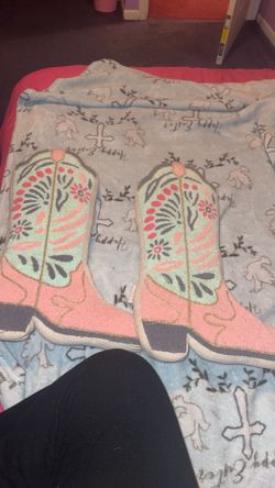 Cow Boots Pillow $20