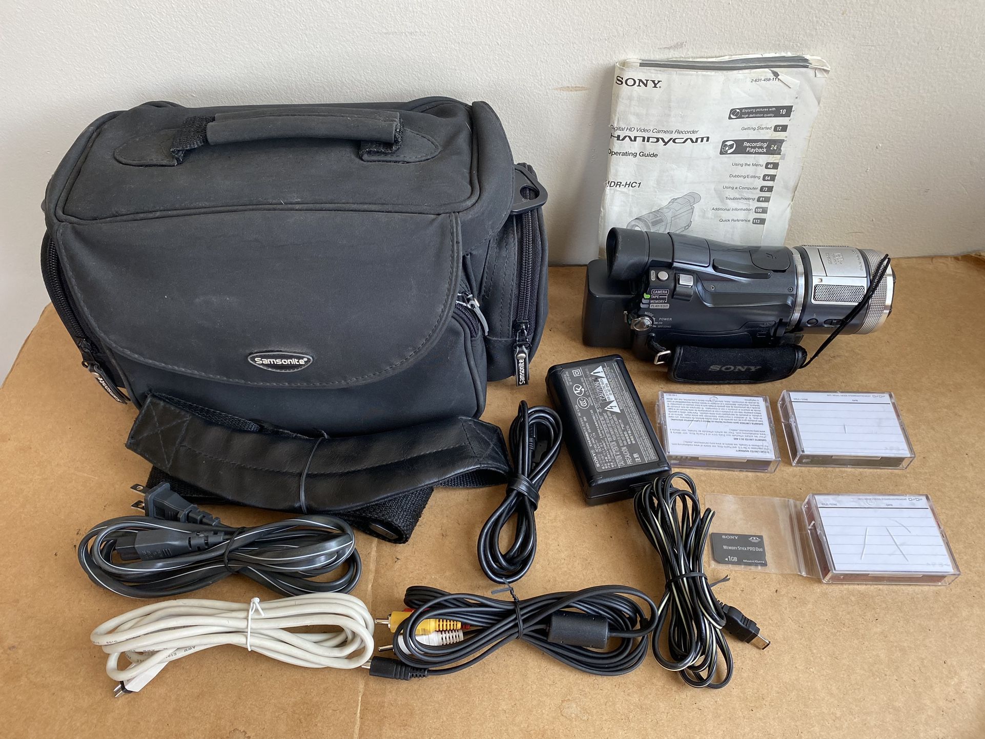 Sony HDR-HC1 Handycam Video Recorder
