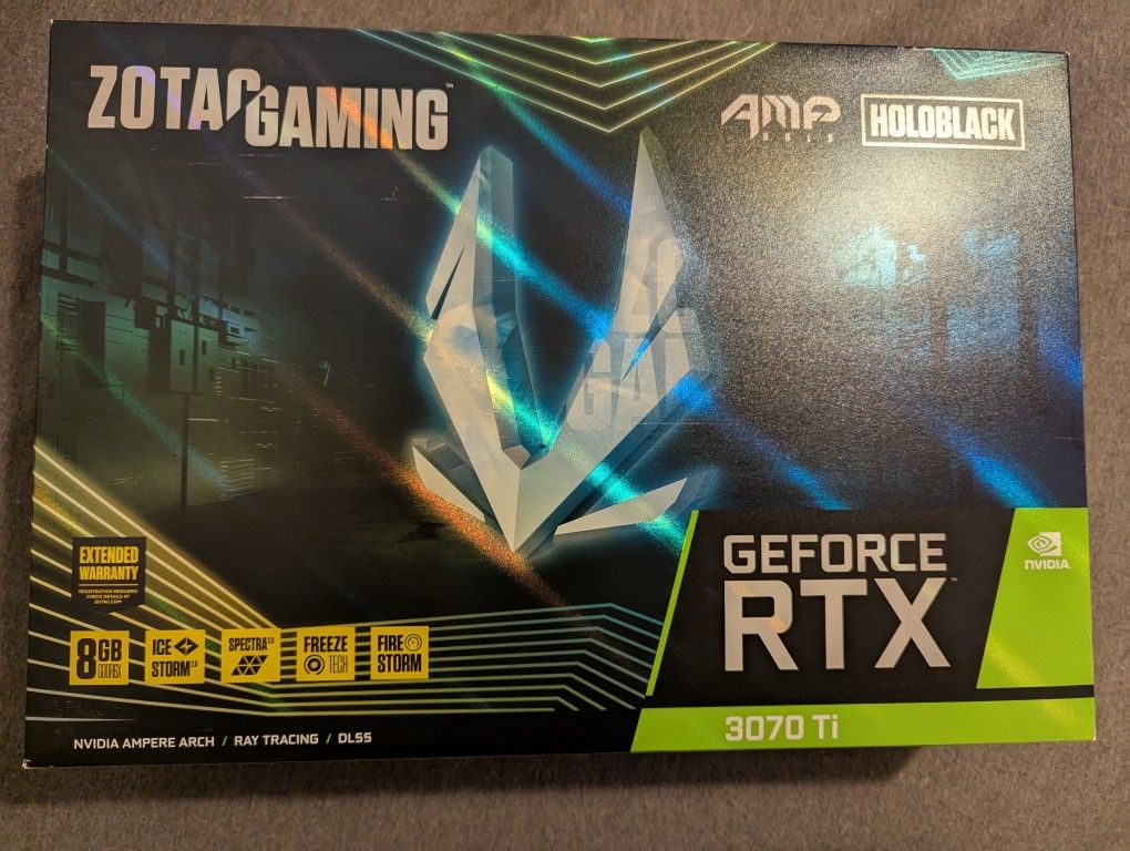 Zotac Gaming 3070 ti RGB Graphics Card