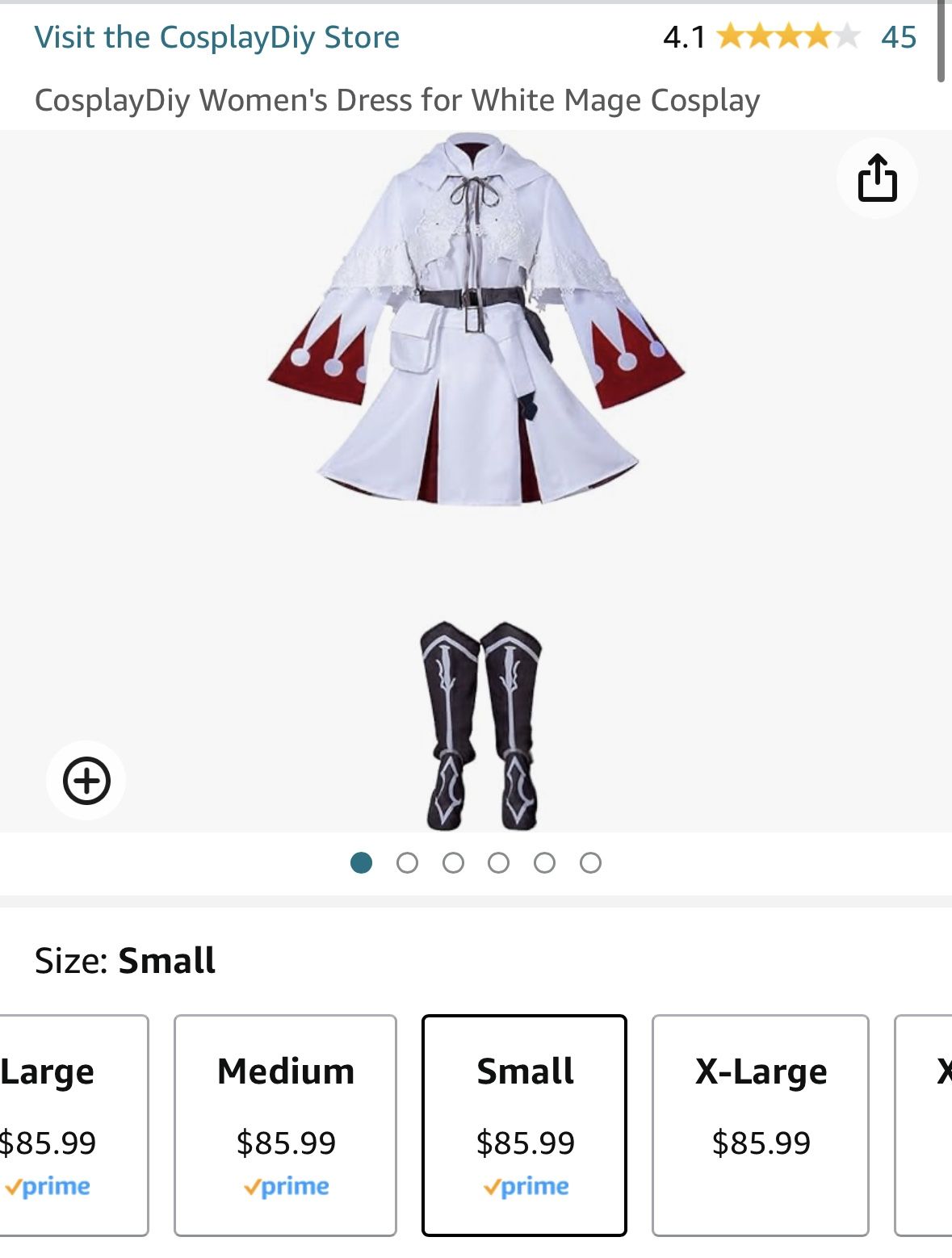 Final Fantasy White Mage Cosplay Costume
