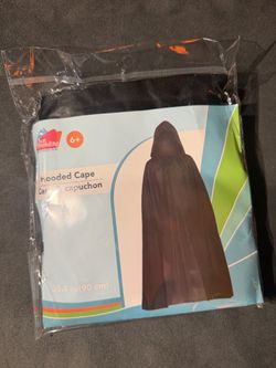 Black cape for costume