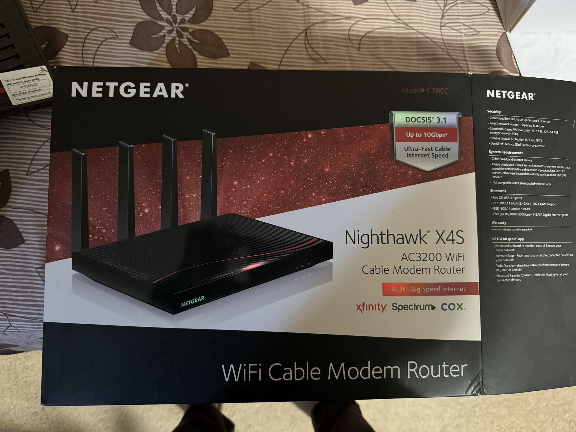 Netgear Nighthawk® X4S AC3200 - Modem Router