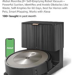 iRobot Roomba j9+ self emptying vacuum