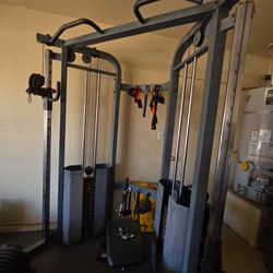 Cable machine 200lb each side