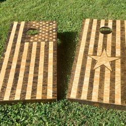 Cornhole Boards And 8 Bags
