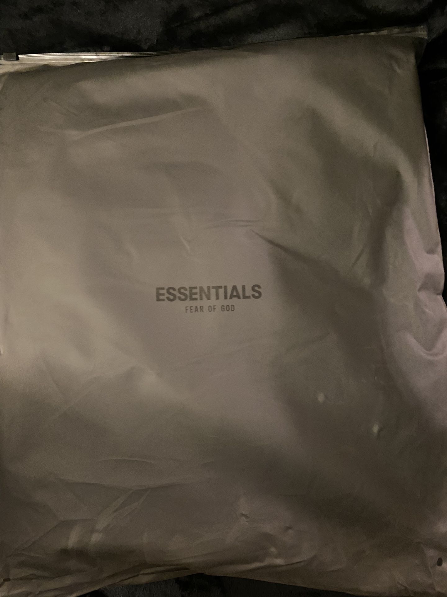 Essentials Fear Of God Black Limo Hoodie