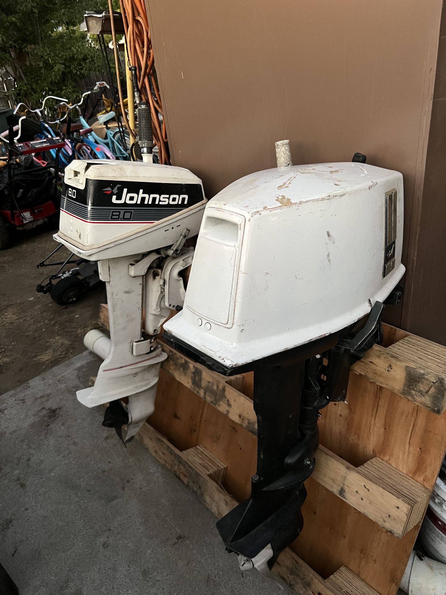 2 Small Boat Motors