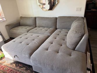 Thomasville Section coich Costco with storage ottoman