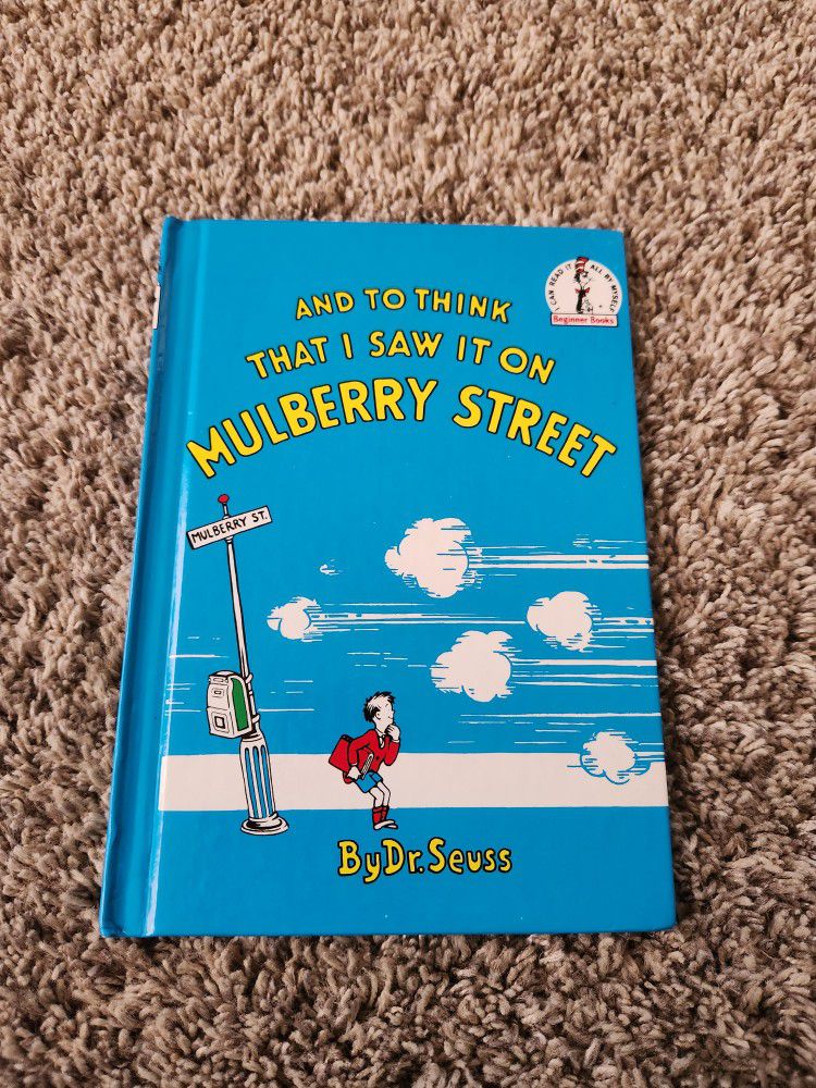 Dr Seuss And To Think That I Saw It On Mulberry Street Book