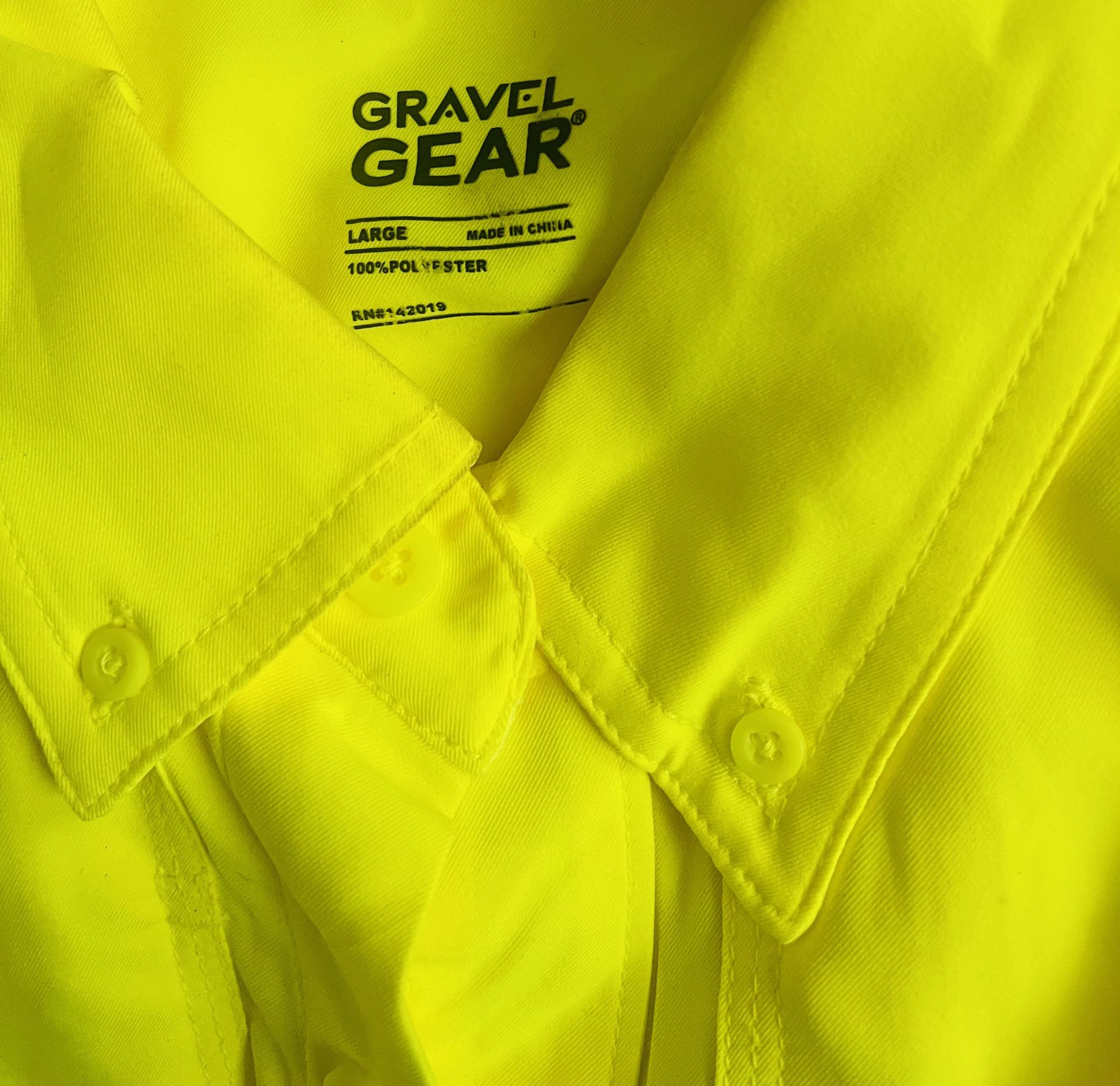 Gravel Gear Mens Class 3 high Visibility Short Sleeve Safety Shirt