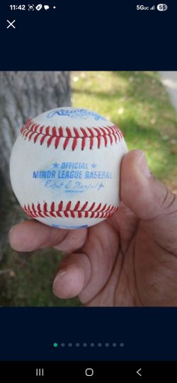 Professional Game used baseballs. ( SEE Pics) LOCATED IN GLENDORA  FIRM PRICE