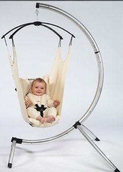 Unique Baby swing Aluminum frame and organic Cotton