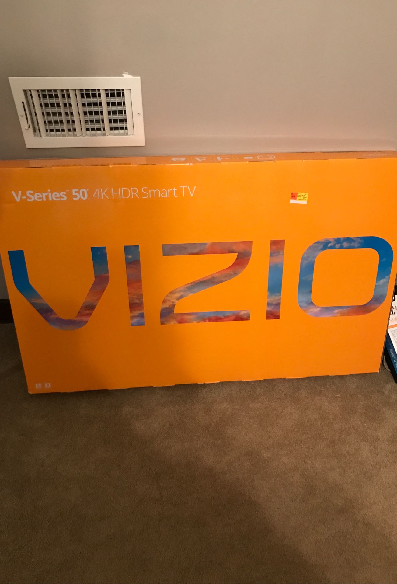 New in Box Vizio 50” TV