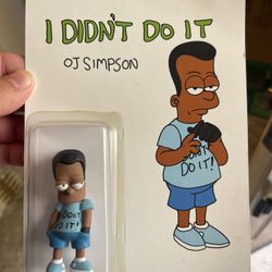 Oj Simpson figurine