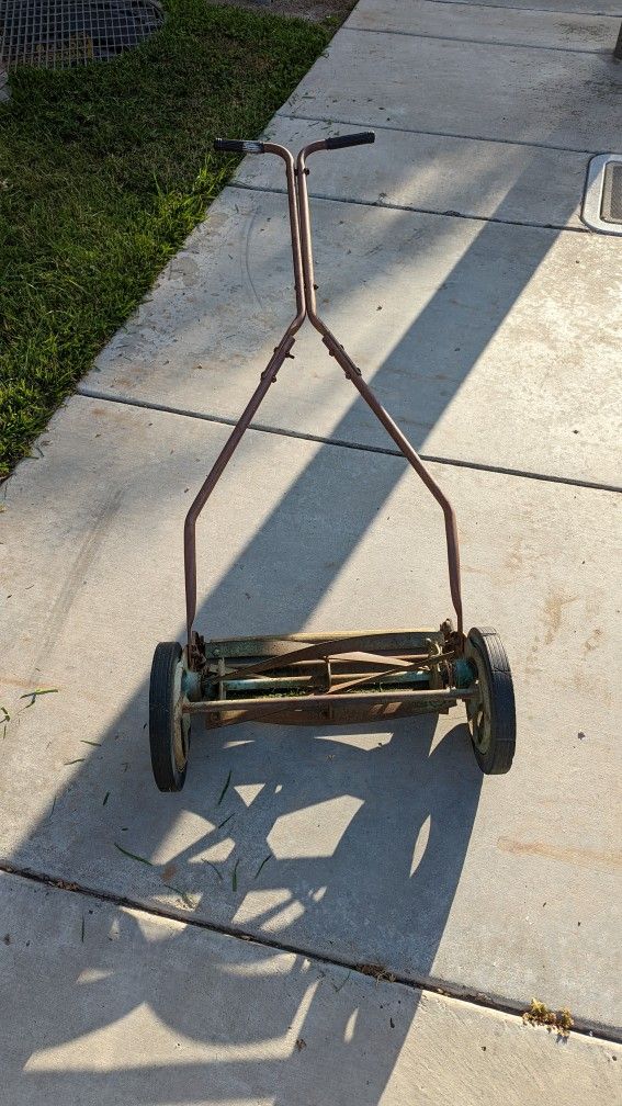 Old School Push Mower