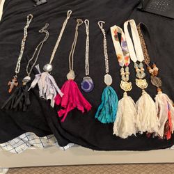 Lot Of Handcrafted Beautiful Necklaces