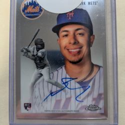 Mark Vientos 2023 Topps Chrome Platinum Anniversary On Card Autograph