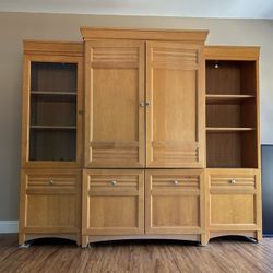 Entertainment Center and Coffee Table