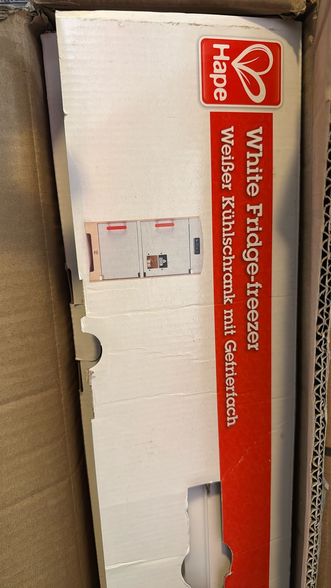 Kids Toys Wooden Refrigerator