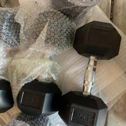 35lb dumbbell pair