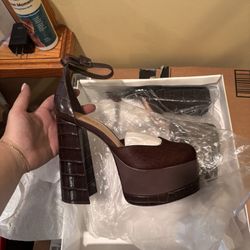 Leather Heels Shoes SCHUTZ 