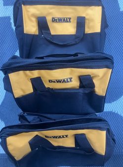 3 New DeWalt 12” Tool Bags